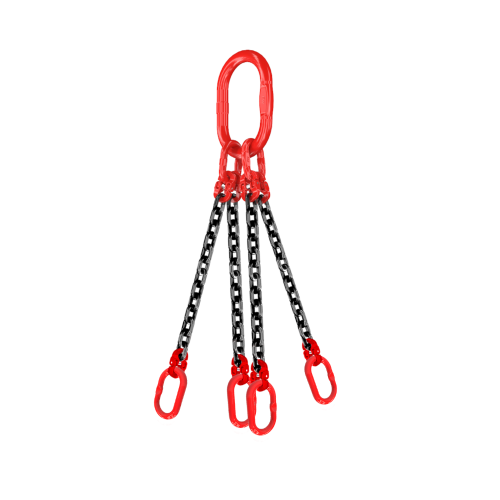 Chain sling 4-leg grade 8 master link with shortening hook/master link V/D