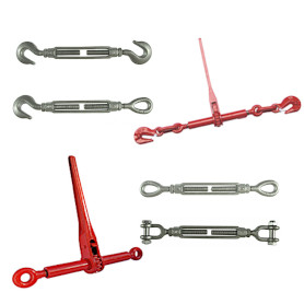 Turnbuckles & ratchet load binders